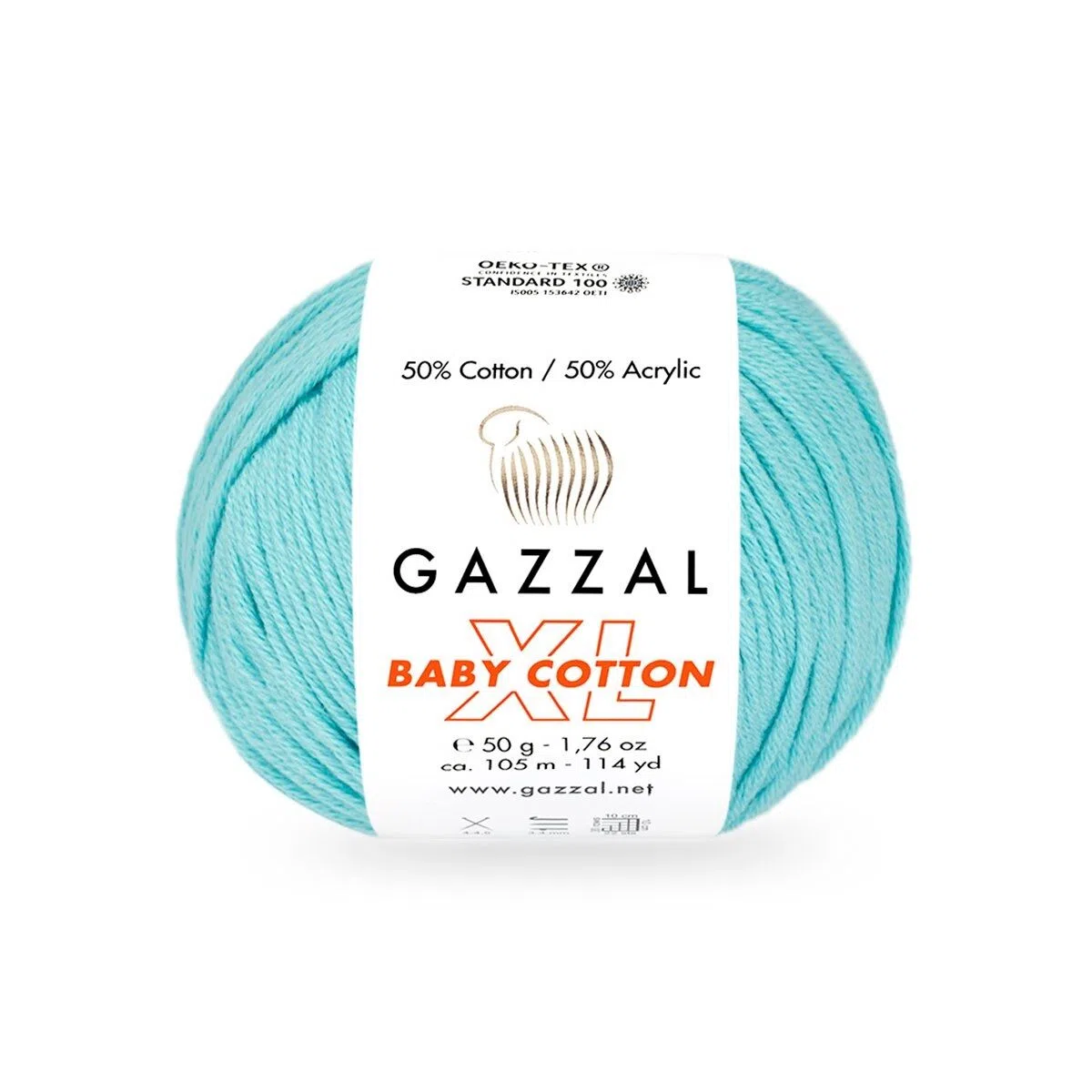 Baby Cotton XL Gazzal 3451 turkusowy jasny