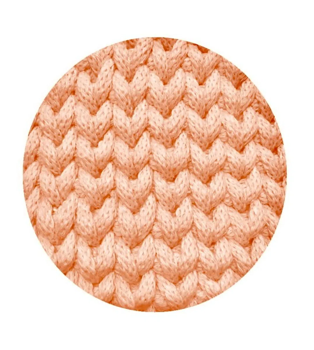 Sznurek bawełniany pleciony 4mm, 100m - cielisty (322)