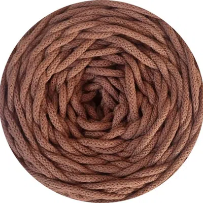 Sznurek bawełniany pleciony 5mm, 100m - terakota (40)