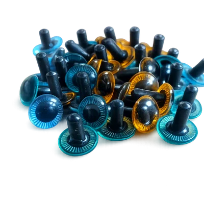 Oczy 7mm pomarańczowe