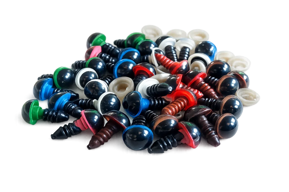 Oczy 7mm zielone C