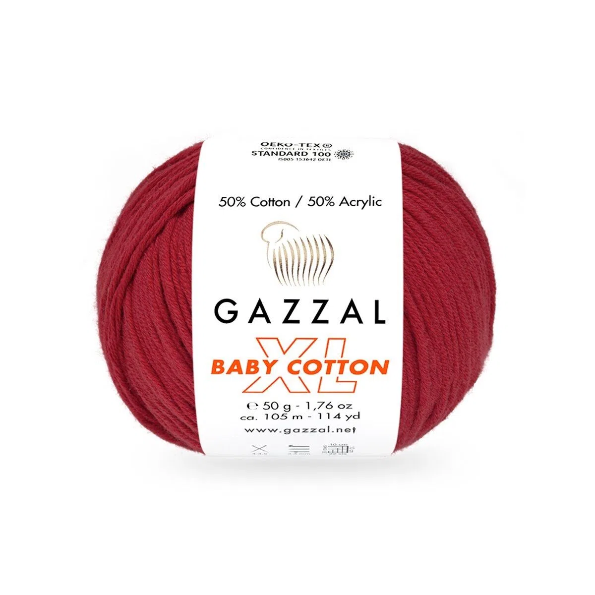 Baby Cotton XL Gazzal 3439 wiśniowy