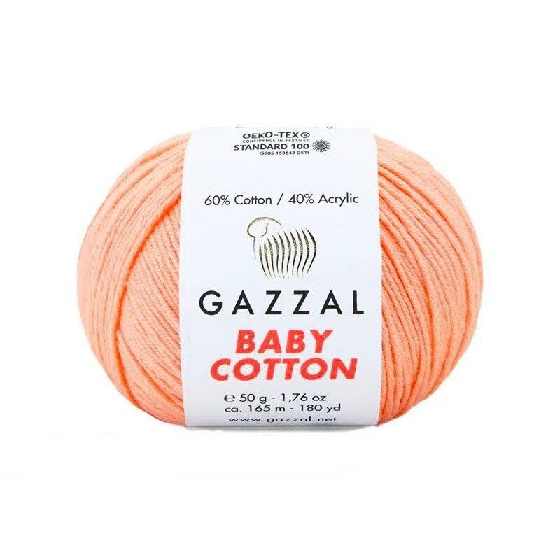 Baby Cotton Gazzal 3412 łosoś