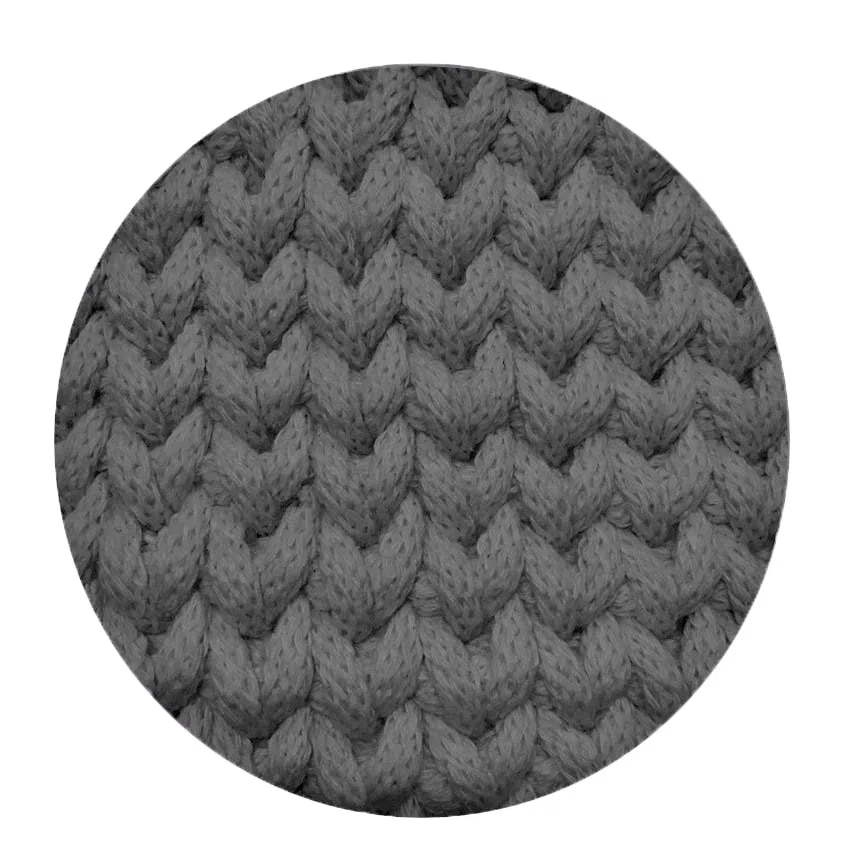 Sznurek bawełniany pleciony 4mm, 100m - popiel (309)