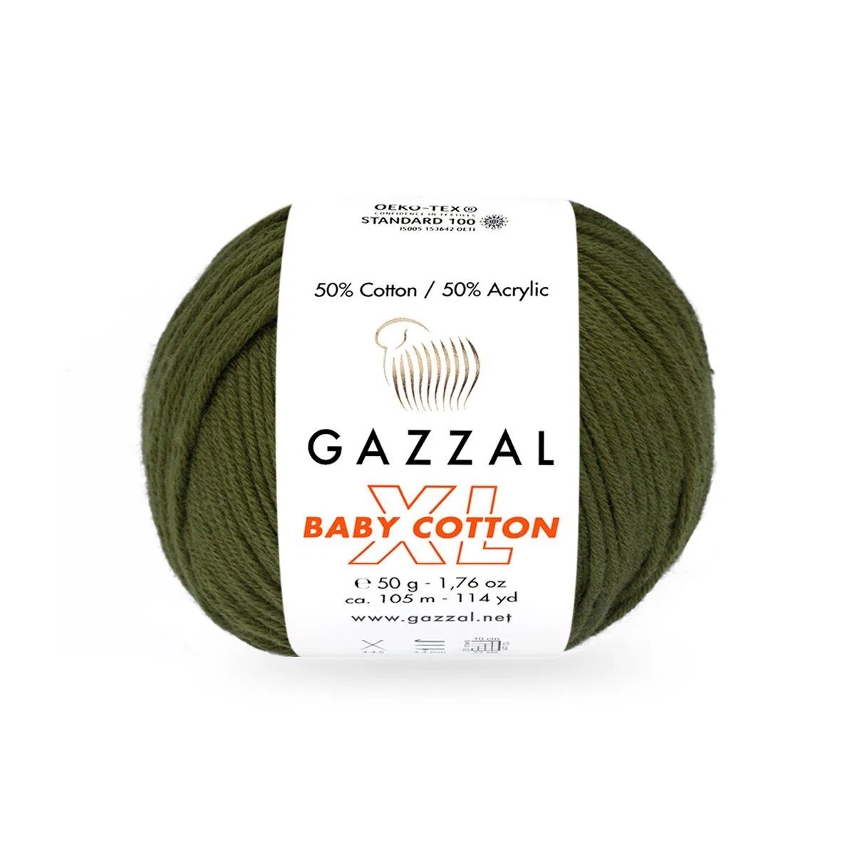 Baby Cotton XL Gazzal 3463 oliwka