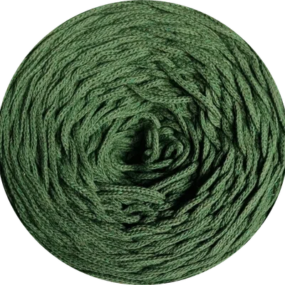 Sznurek bawełniany pleciony 3mm, 200m - awokado (138)