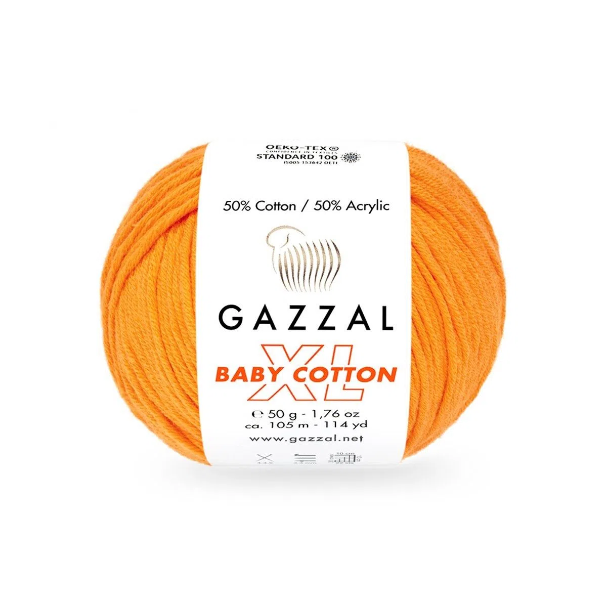Baby Cotton XL Gazzal 3416 pomarańczowy