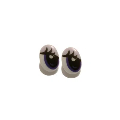 Oczy 12x17mm fiolet