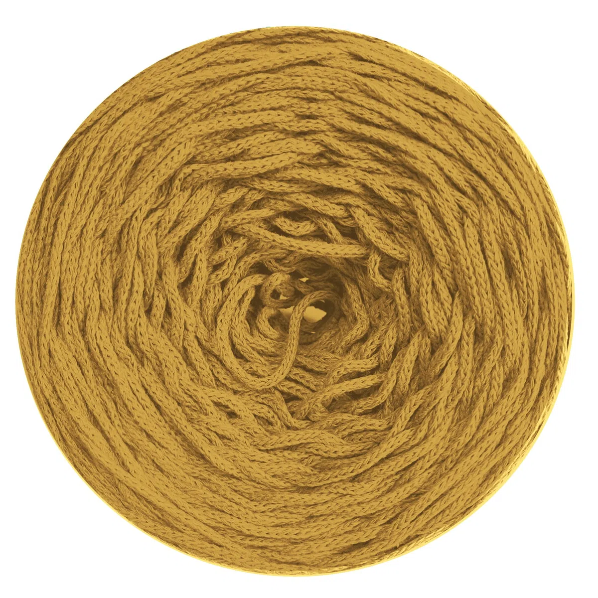 Sznurek bawełniany pleciony 3mm, 200m - miodowy (126)