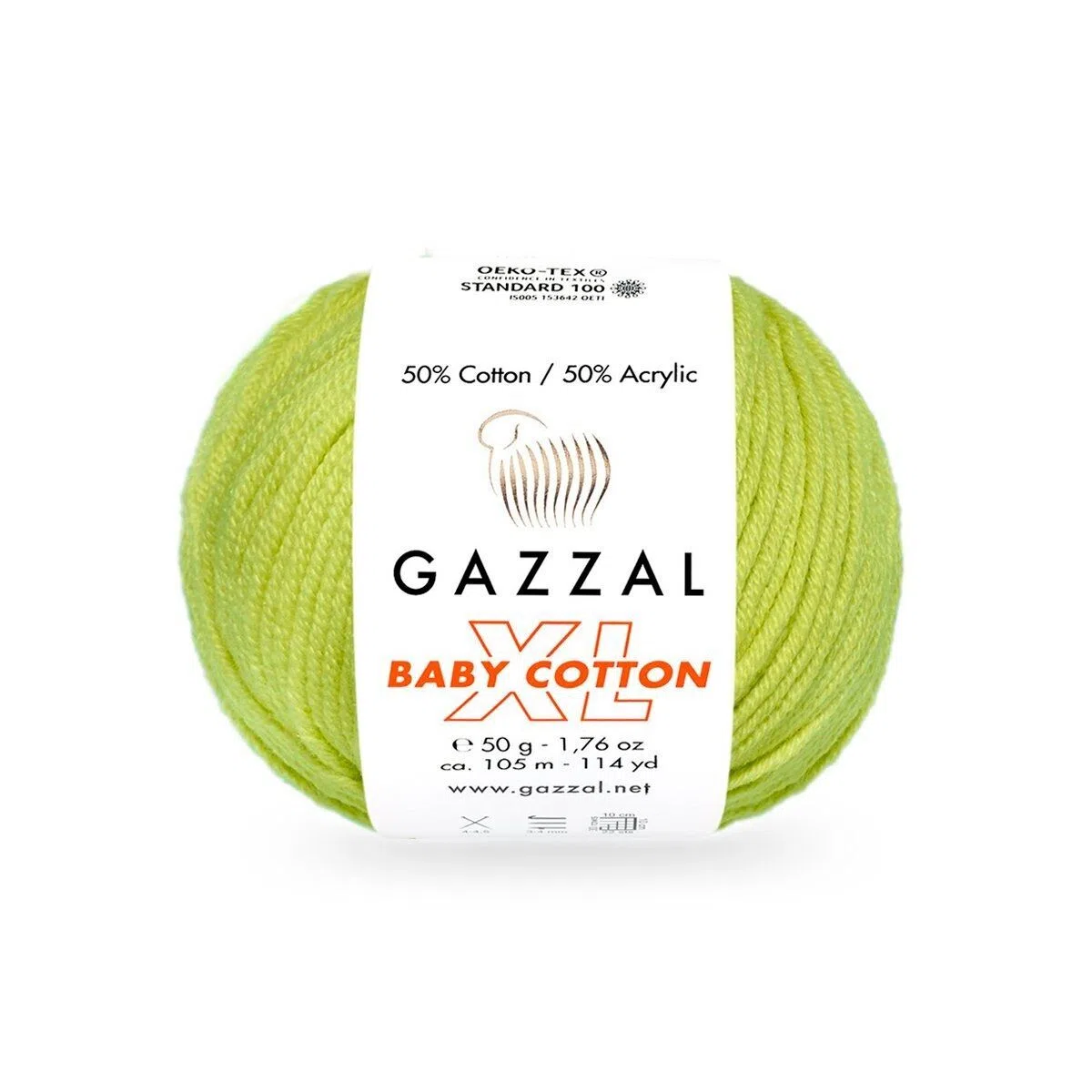 Baby Cotton XL Gazzal 3457 limonka