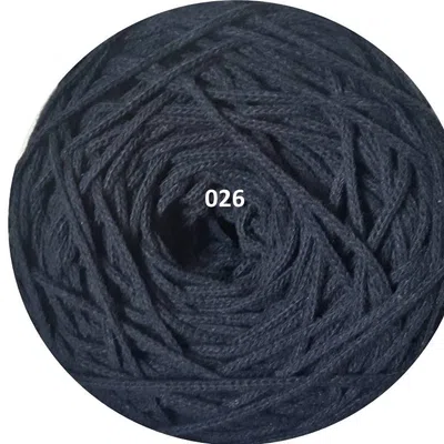 Sznurek bawełniany pleciony 3mm, 200m - granatowy (116)
