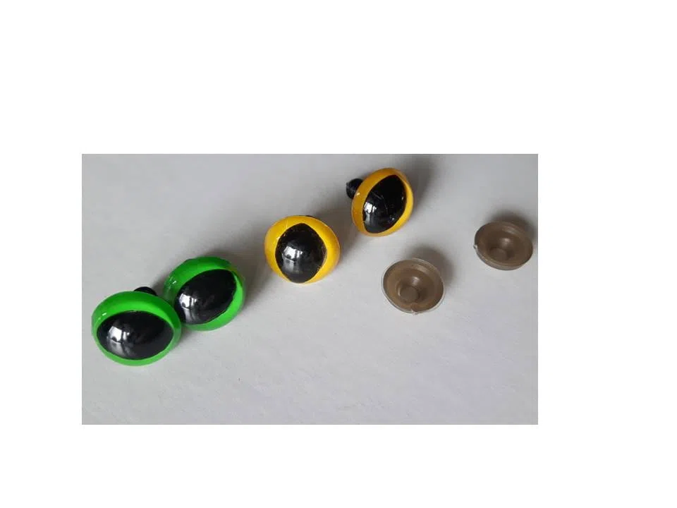 Oczy 14mm kocie żółte