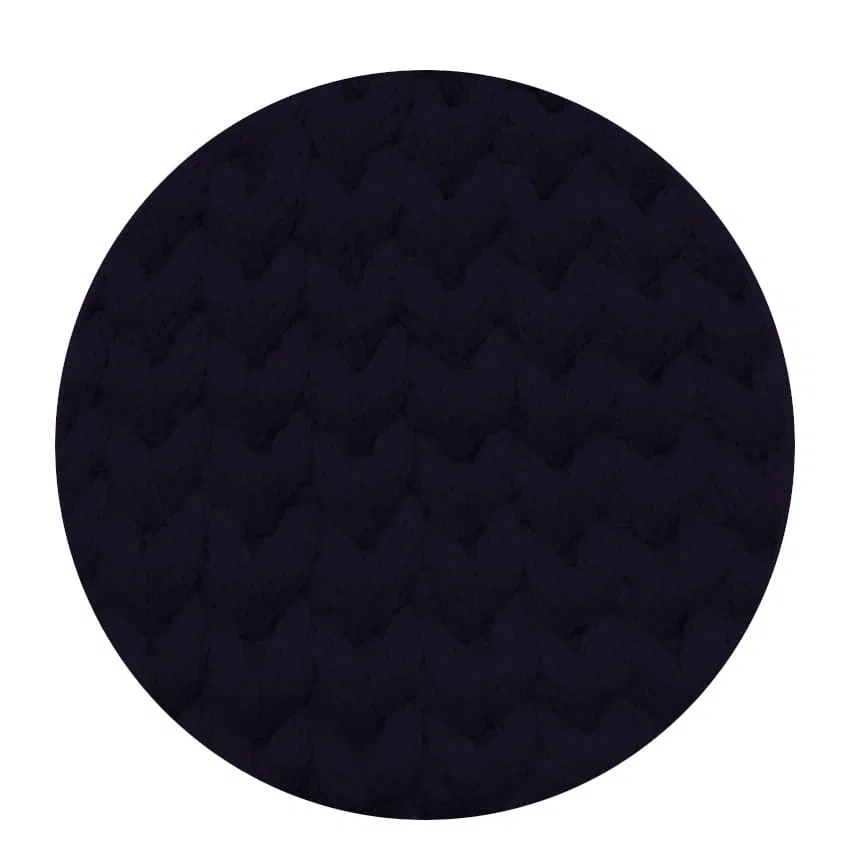 Sznurek bawełniany pleciony 4mm, 100m - granatowy (316)