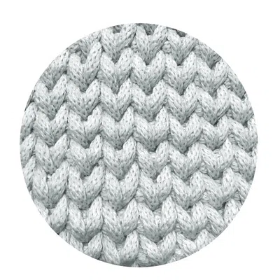 Sznurek bawełniany pleciony 4mm, 100m - jasny szary (311)