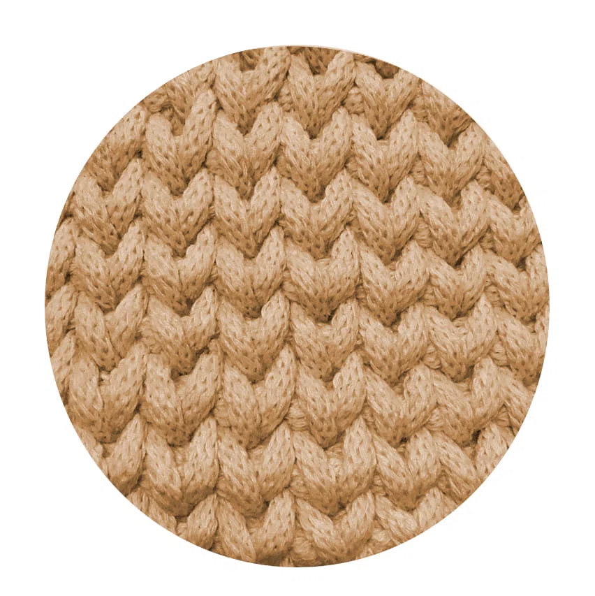 Sznurek bawełniany pleciony 4mm, 100m - cappuccino (304)