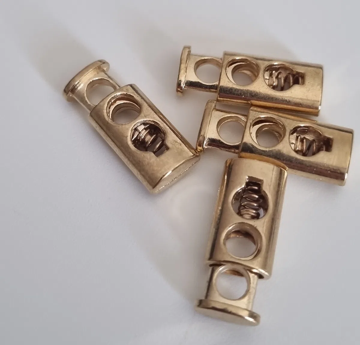 Stoper metal 25 x 10x5 mm złoty