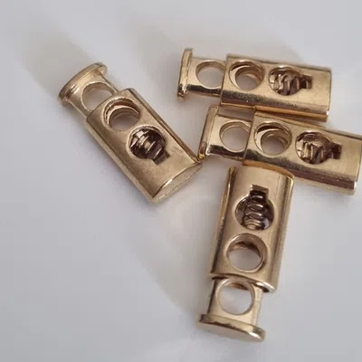 Stoper metal 25 x 10x5 mm złoty