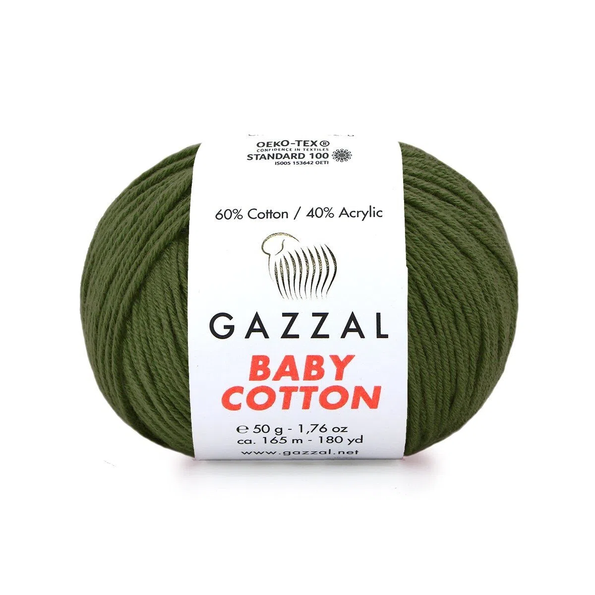 Baby Cotton Gazzal 3463 oliwka