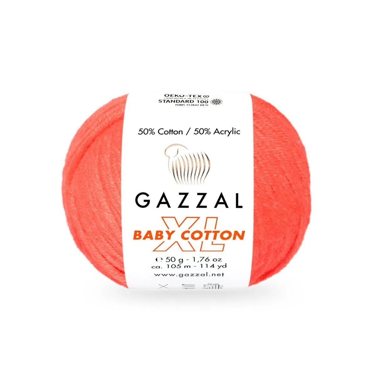 Baby Cotton XL Gazzal 3459 pomarańcz żywy