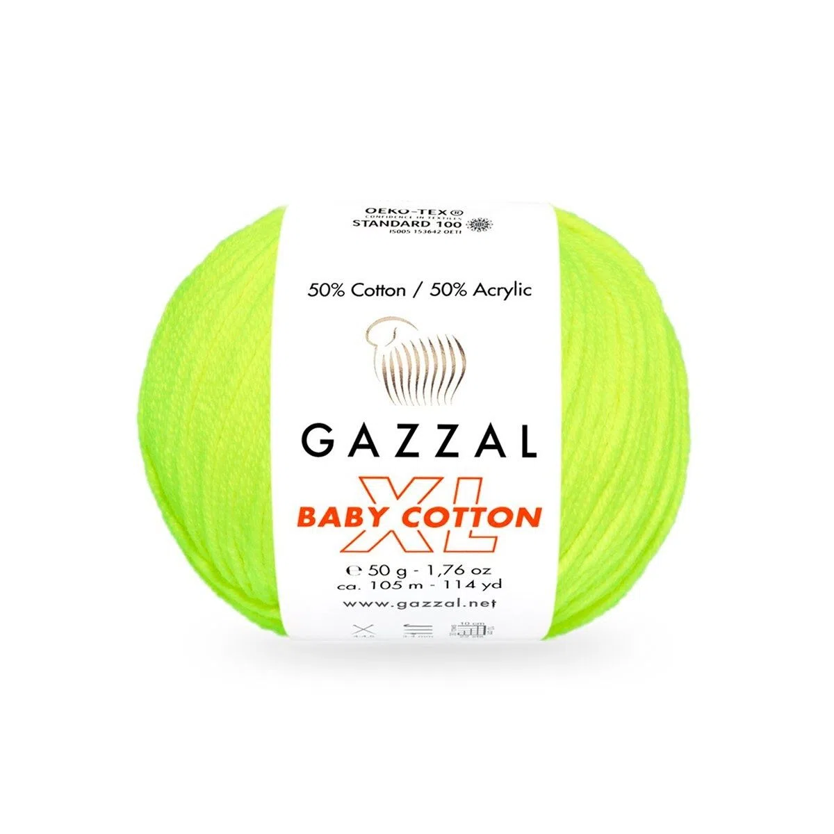 Baby Cotton XL Gazzal 3462 zółty żywy