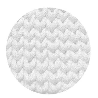 Sznurek bawełniany pleciony 4mm, 100m - biały (301)