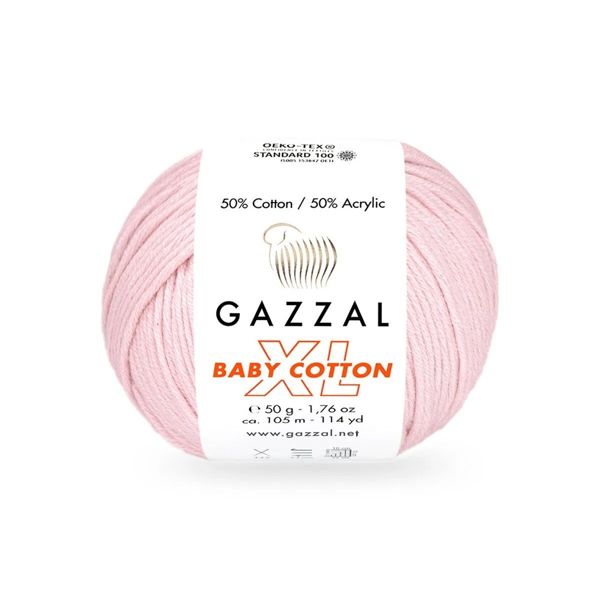 Baby Cotton XL Gazzal 3411 różowy jasny
