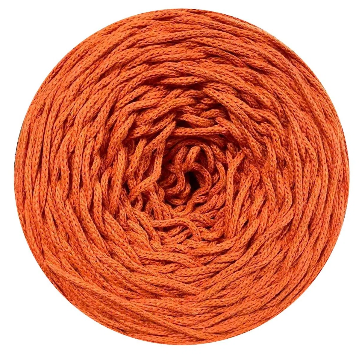Sznurek bawełniany pleciony 3mm, 100m - pomarańczowy (125)