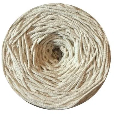 Sznurek bawełniany pleciony 3mm, 200m - ecru (102)