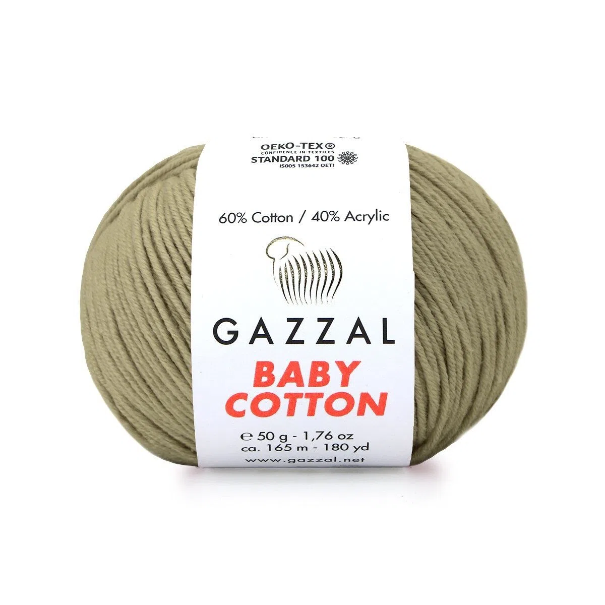 Baby Cotton Gazzal 3464 oliwka jasna