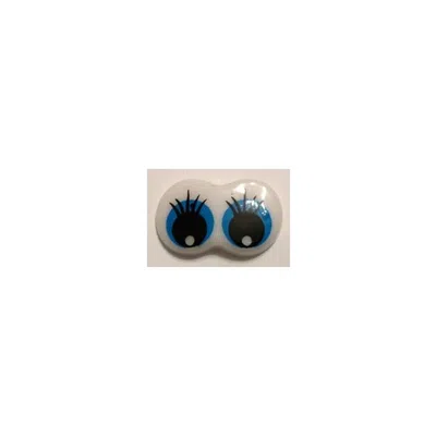 Oczy 13x21mm niebieskie do przyklejenia