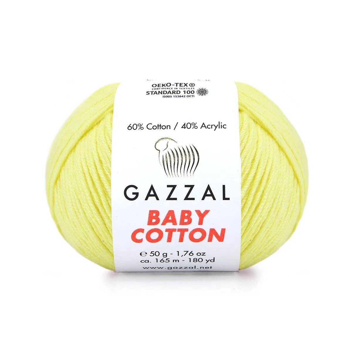 Baby Cotton Gazzal 3413 cytryna