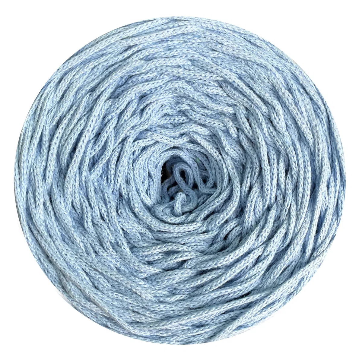 Sznurek bawełniany pleciony 3mm, 100m - błękitny (112)