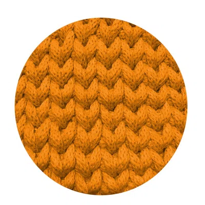 Sznurek bawełniany pleciony 4mm, 100m - żółty (327)