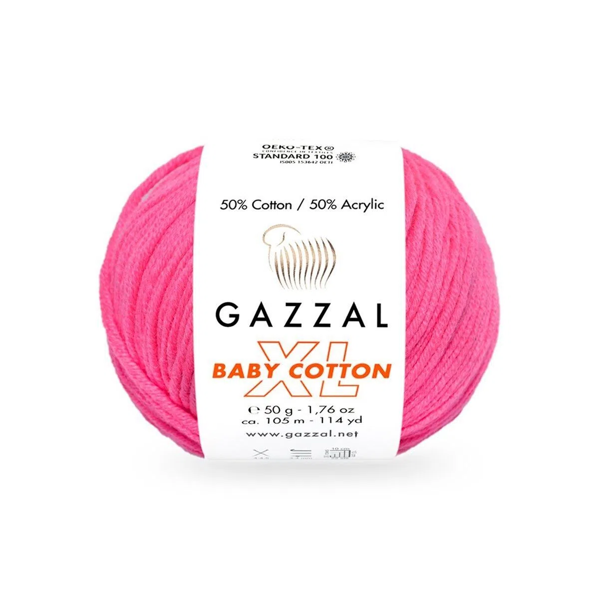 Baby Cotton XL Gazzal 3461 różowy zywy