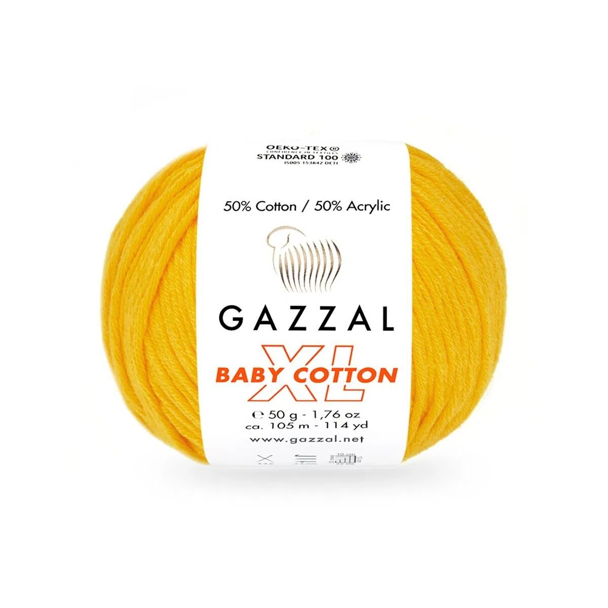 Baby Cotton XL Gazzal 3417 żółty