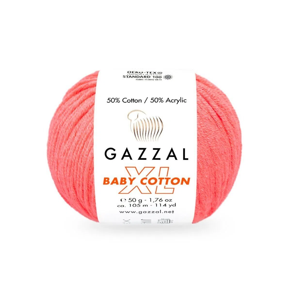 Baby Cotton XL Gazzal 3460 koral żywy