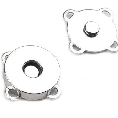 Zapięcie magnetyczne 18mm srebrne