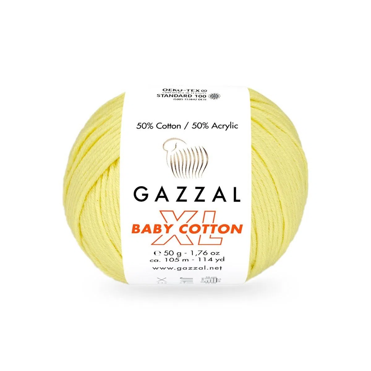 Baby Cotton XL Gazzal 3413 cytrynowy