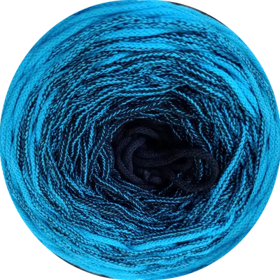 Sznurek bawełniany ombre 4mm/100m 18