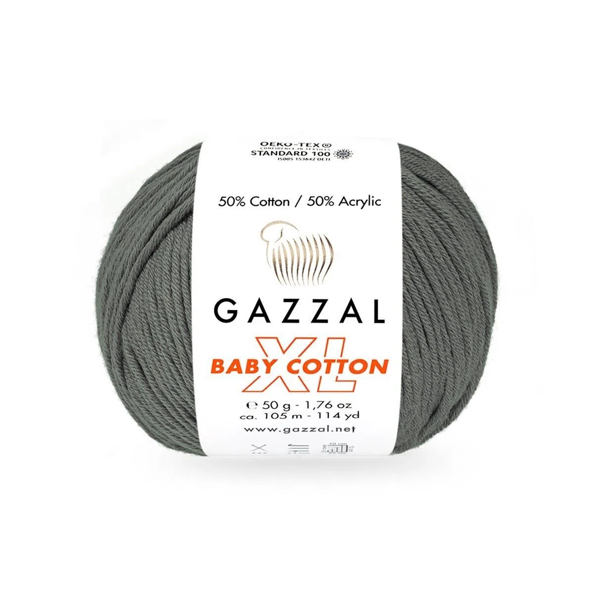 Baby Cotton XL Gazzal 3450 szary ciemny