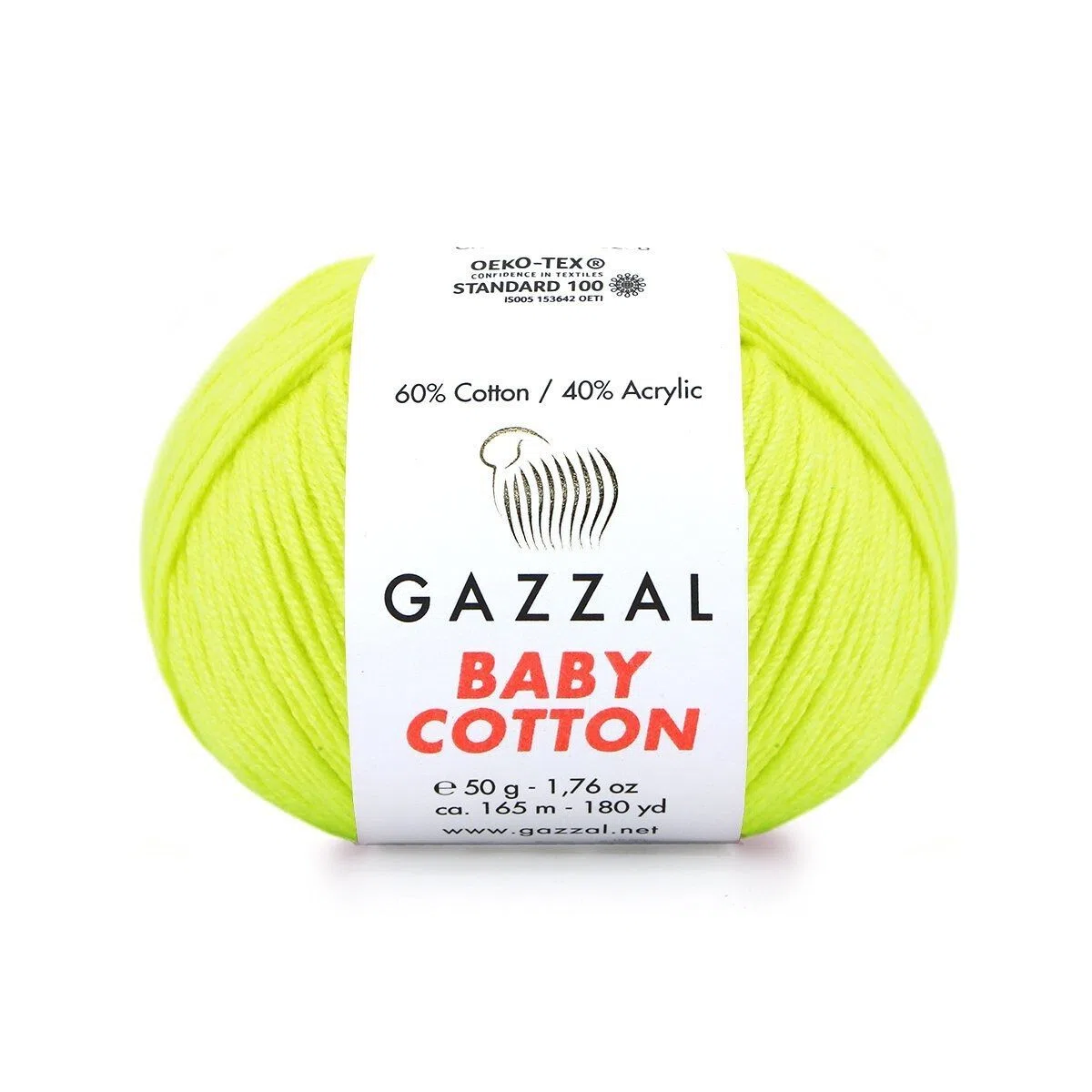 Baby Cotton Gazzal 3462 żółty żywy