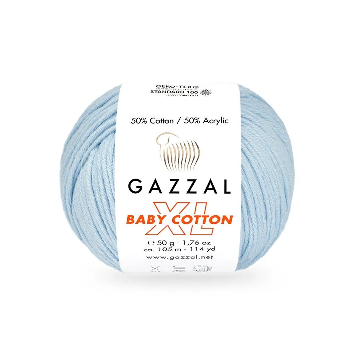Baby Cotton XL Gazzal 3429 jasny niebieski