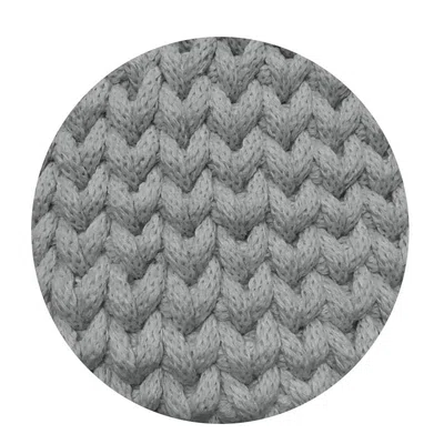 Sznurek bawełniany pleciony 4mm, 100m - szary (310)