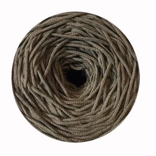 Sznurek bawełniany pleciony 3mm, 200m - ciemny beż / mocca (105)