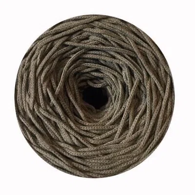 Sznurek bawełniany pleciony 3mm, 200m - ciemny beż / mocca (105)