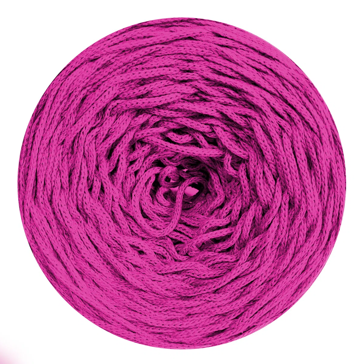 Sznurek bawełniany pleciony 3mm, 200m - amarant (123)